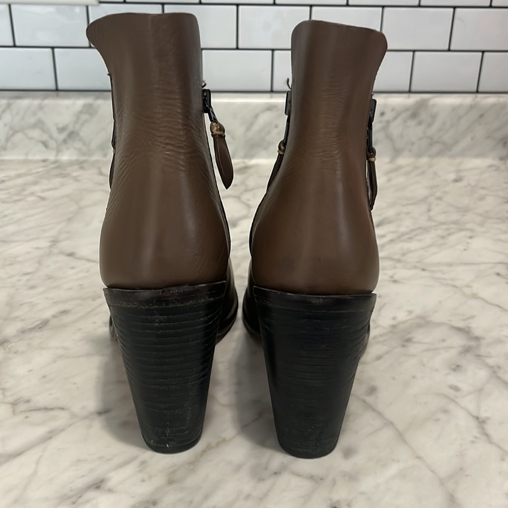 Rag and bone noelle peep toe ankle booties size 8.5 - Picture 4 of 8